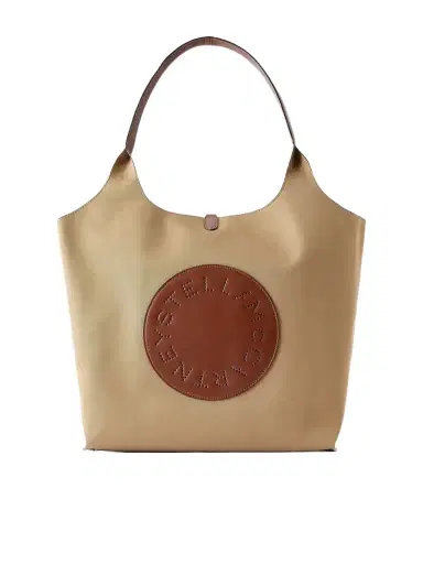 Stella McCartney Logo-embossed Reversible Vegetarian Material And Cotton-twill Tote | Thumbnail 1