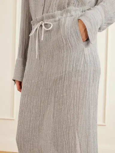 Kallmeyer Regina Linen-blend Gauze Midi Skirt | Thumbnail 5 Kallmeyer Regina Linen-blend Gauze Midi Skirt | Thumbnail 5