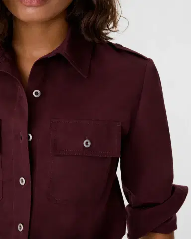 Emporio Sirenuse Lily Shirt with Greek Mask Embroidery | Thumbnail 3
