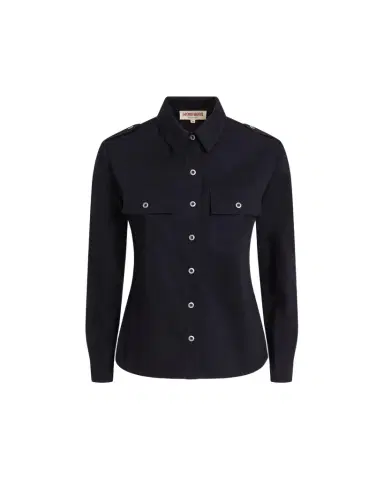 Emporio Sirenuse Lily Shirt with Greek Mask Embroidery | Thumbnail 1