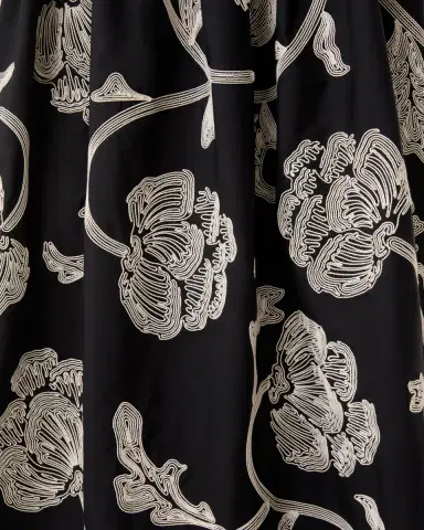 Emporio Sirenuse Ombretta Skirt with Peony Embroidery | Thumbnail 5