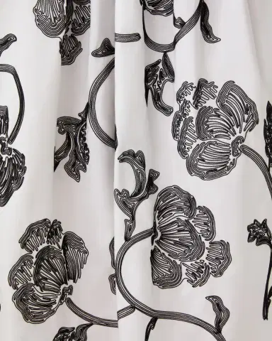 Emporio Sirenuse Ombretta Skirt with Peony Embroidery | Thumbnail 5