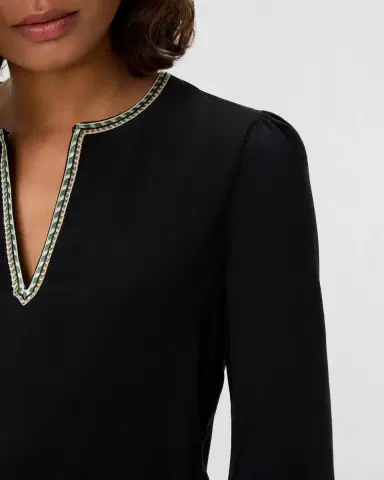 Emporio Sirenuse Vera Blouse with Agra Embroidery | Thumbnail 3