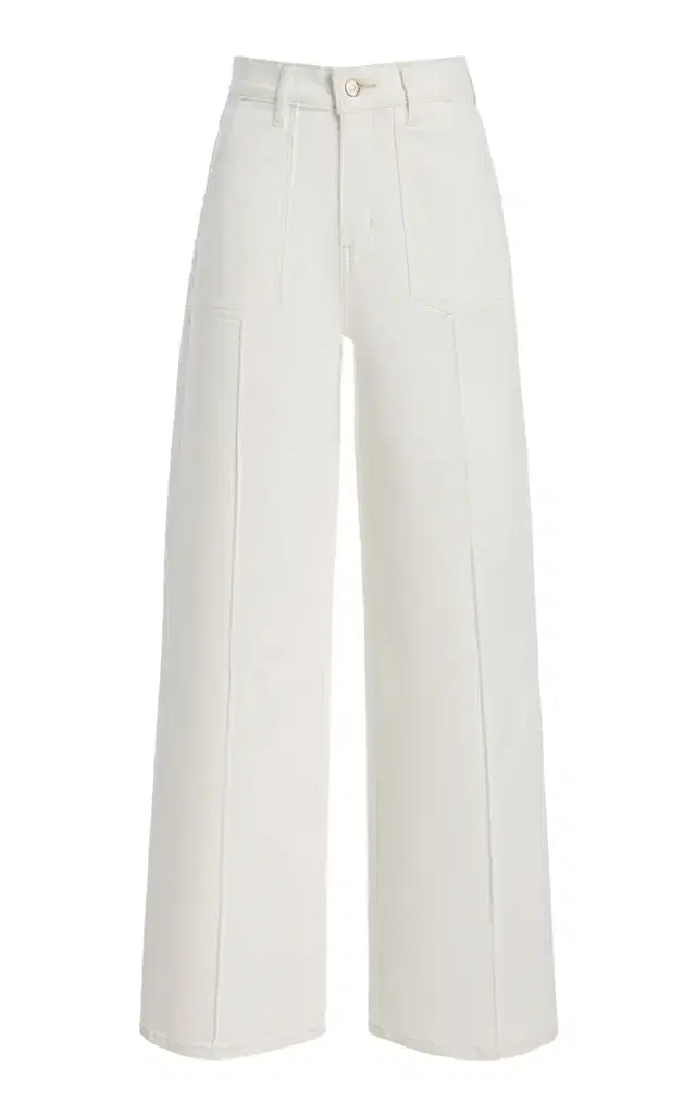 Frame Le Slim Stretch Mid-Rise Palazzo Jeans