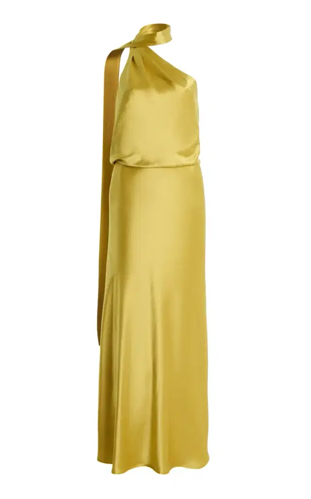 STAUD Estelle Satin Maxi Dress
