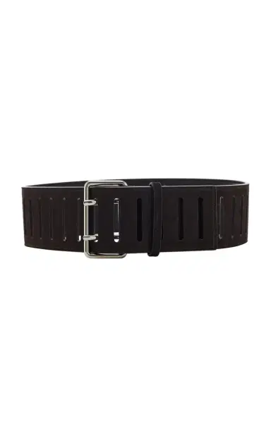 Alaïa Cut-Out Leather Belt | Thumbnail 1 Alaïa Cut-Out Leather Belt | Thumbnail 1