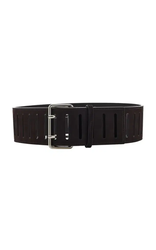 ALAÏA Cut-Out Leather Belt