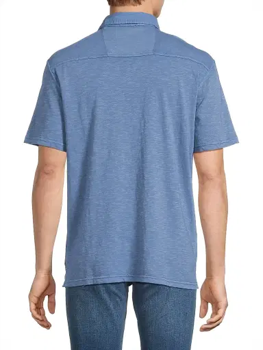 Tommy Bahama Men's Condesa Canyon Polo Shirt - Dockside Blue - Size Small | Thumbnail 5