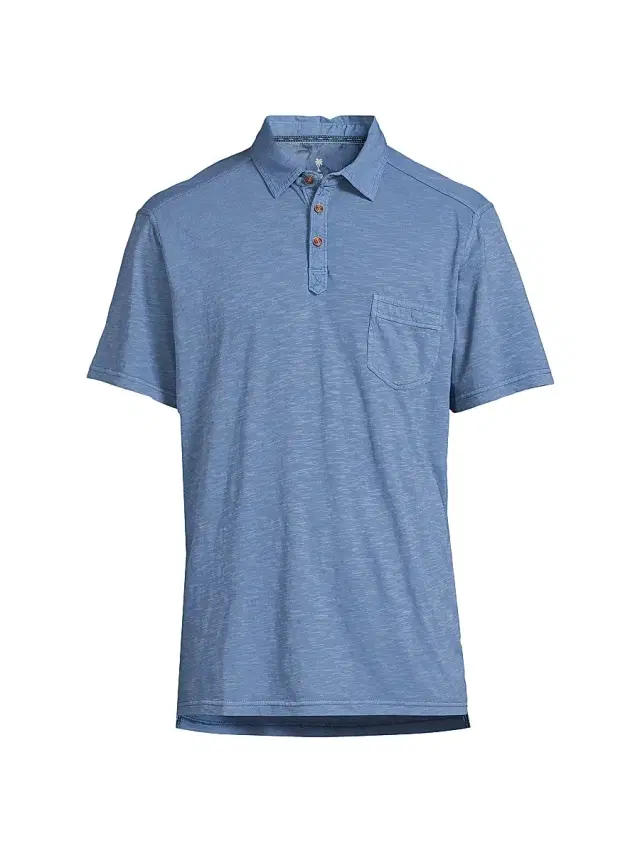 Men's Condesa Canyon Polo Shirt - Dockside Blue - Size Small