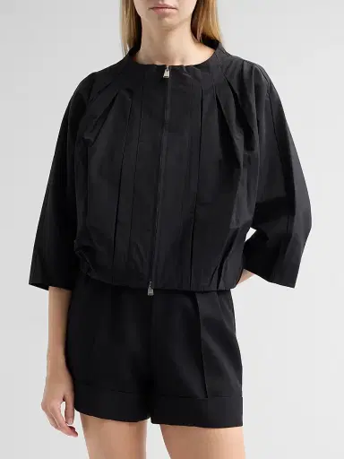 Simkhai Women's Jess Pleated Jacket - Black - Size XL | Thumbnail 4 Simkhai Women's Jess Pleated Jacket - Black - Size XL | Thumbnail 4
