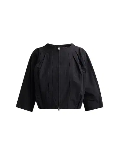Simkhai Women's Jess Pleated Jacket - Black - Size XL | Thumbnail 1 Simkhai Women's Jess Pleated Jacket - Black - Size XL | Thumbnail 1