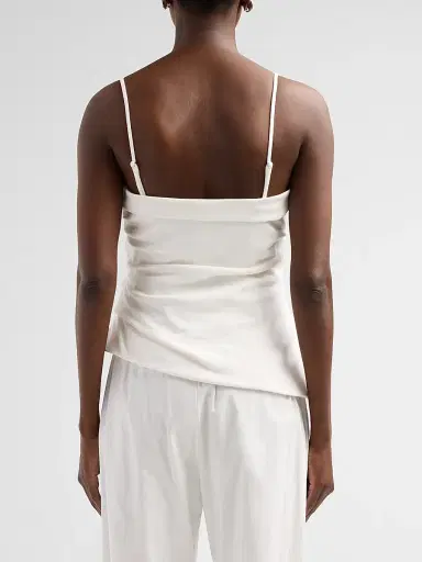 Simkhai Women's Emerson Ruched Bustier Top - Ivory - Size 8 | Thumbnail 3