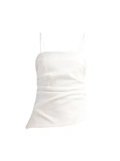 Simkhai Women's Emerson Ruched Bustier Top - Ivory - Size 8 | Thumbnail 1
