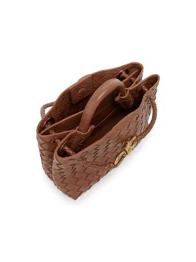 Bottega Veneta Women's Andiamo Medium Intrecciato-Leather Top-Handle Bag | Thumbnail 4 Bottega Veneta Women's Andiamo Medium Intrecciato-Leather Top-Handle Bag | Thumbnail 4