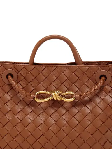 Bottega Veneta Women's Andiamo Medium Intrecciato-Leather Top-Handle Bag | Thumbnail 5 Bottega Veneta Women's Andiamo Medium Intrecciato-Leather Top-Handle Bag | Thumbnail 5