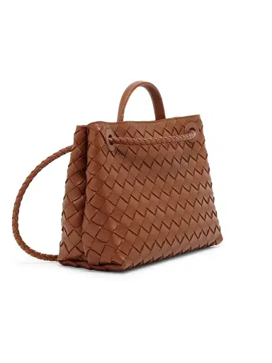 Bottega Veneta Women's Andiamo Medium Intrecciato-Leather Top-Handle Bag | Thumbnail 6 Bottega Veneta Women's Andiamo Medium Intrecciato-Leather Top-Handle Bag | Thumbnail 6