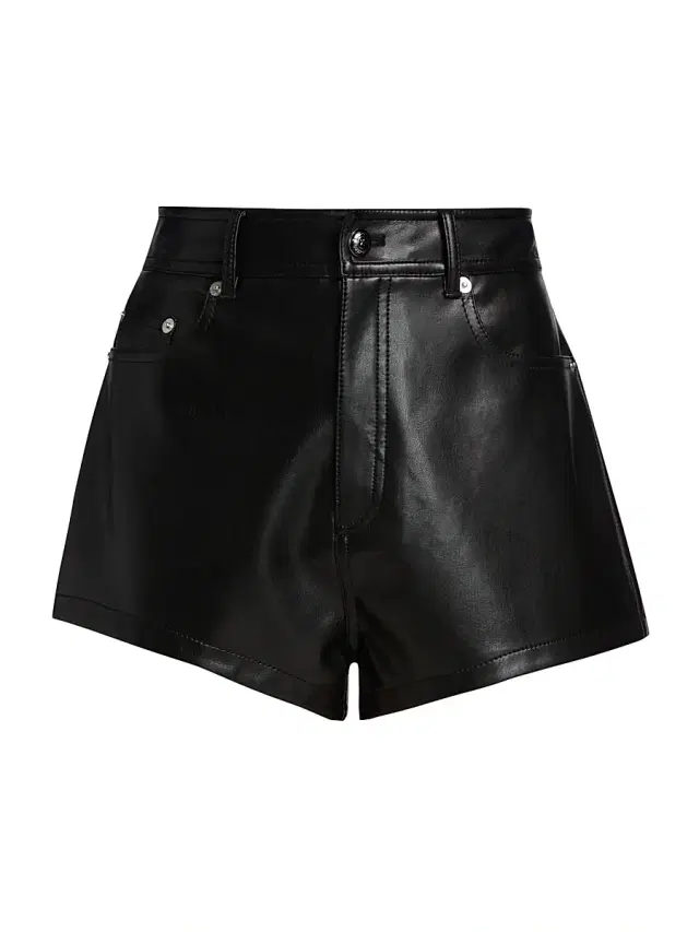 Cinq à Sept Women's Dani Faux Leather Shorts - Black