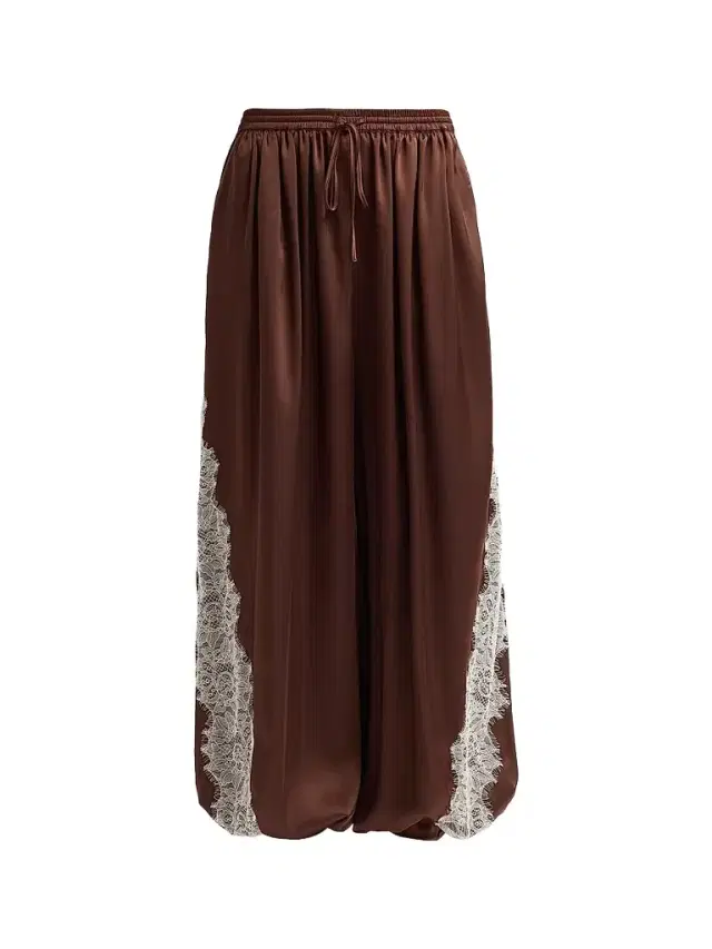 Cinq à Sept Women's Esme Satin Verne Pants - Espresso Gardenia