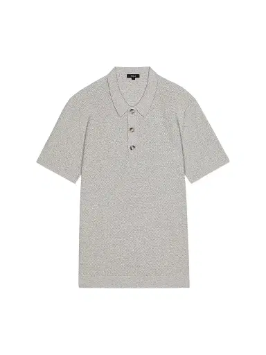 Rails Men's Nathan Textured Cotton-Cashmere Shirt - Heather Grey | Thumbnail 1