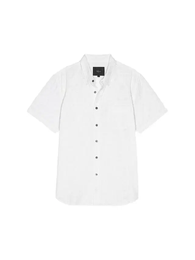Rails Men's Hale Embroidered Cotton Shirt - Whirling Daisy White