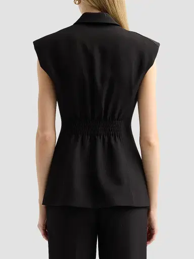Veronica Beard Women's Sorenne Tailored Vest | Thumbnail 3 Veronica Beard Women's Sorenne Tailored Vest | Thumbnail 3