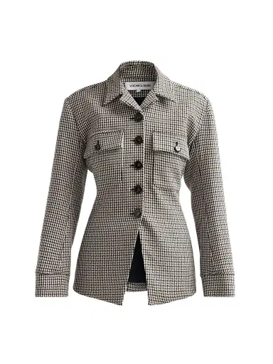 Veronica Beard Women's Molyneux Houndstooth Jacket - Navy Multi - Size 12 | Thumbnail 1 Veronica Beard Women's Molyneux Houndstooth Jacket - Navy Multi - Size 12 | Thumbnail 1