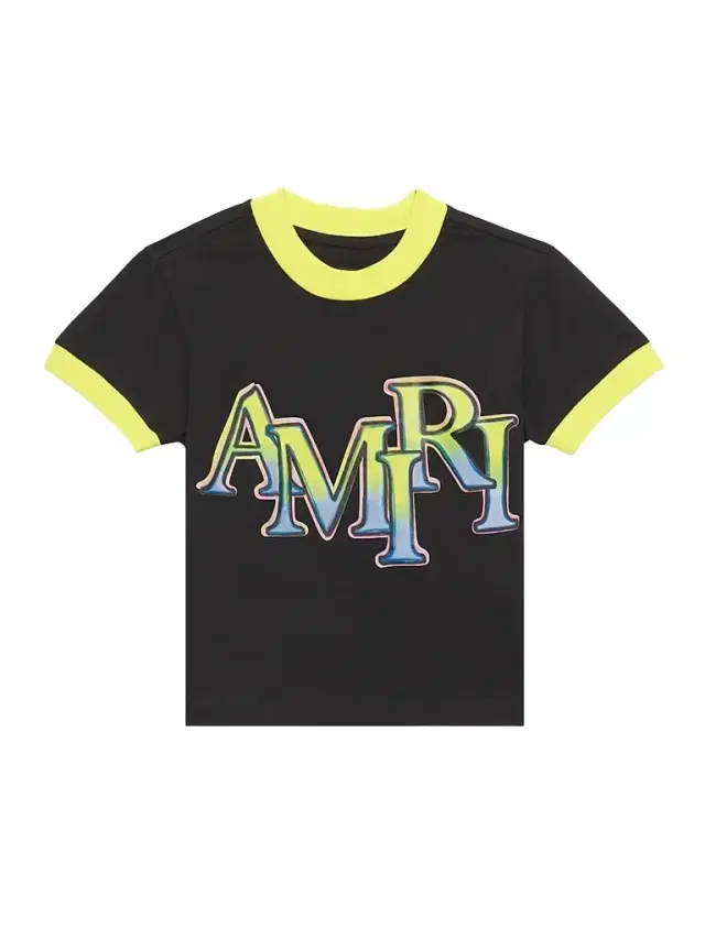 Amiri Little Kid's & Kid's Gradient Staggered Logo T-Shirt - Black