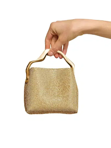 Cult Gaia Women's Mini Solene Rhinestone Top Handle Bag | Thumbnail 2 Cult Gaia Women's Mini Solene Rhinestone Top Handle Bag | Thumbnail 2