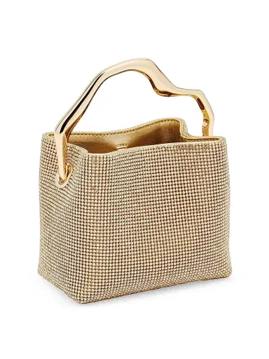 Cult Gaia Women's Mini Solene Rhinestone Top Handle Bag | Thumbnail 3 Cult Gaia Women's Mini Solene Rhinestone Top Handle Bag | Thumbnail 3
