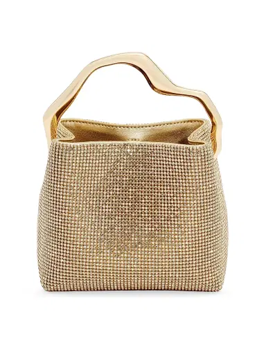 Cult Gaia Women's Mini Solene Rhinestone Top Handle Bag | Thumbnail 1 Cult Gaia Women's Mini Solene Rhinestone Top Handle Bag | Thumbnail 1