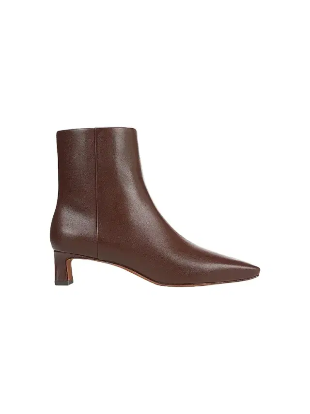Vince Women's Harlan 40MM Leather Ankle Boots - Molton Brown