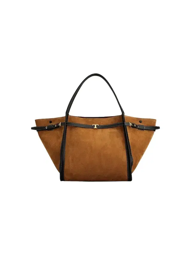 Tod's Women's  Suede Shopping Bag - Terra Nero