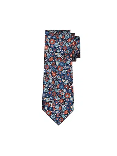 Kiton Men's Floral Silk Tie | Thumbnail 1 Kiton Men's Floral Silk Tie | Thumbnail 1