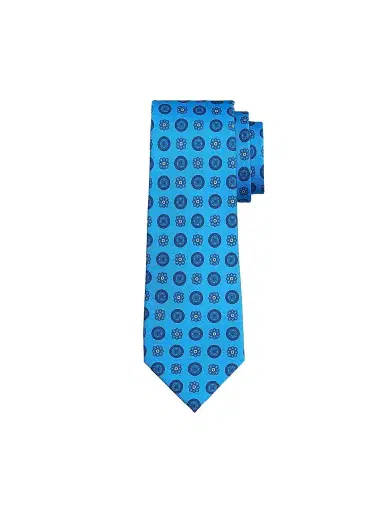 Kiton Men's Medallion Silk Tie | Thumbnail 1