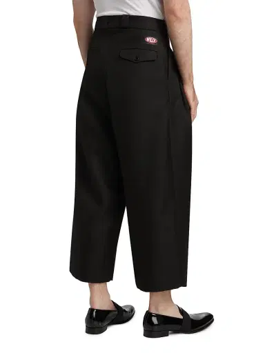 Willy Chavarria Men's Borracho Pleated Pants - Black | Thumbnail 5