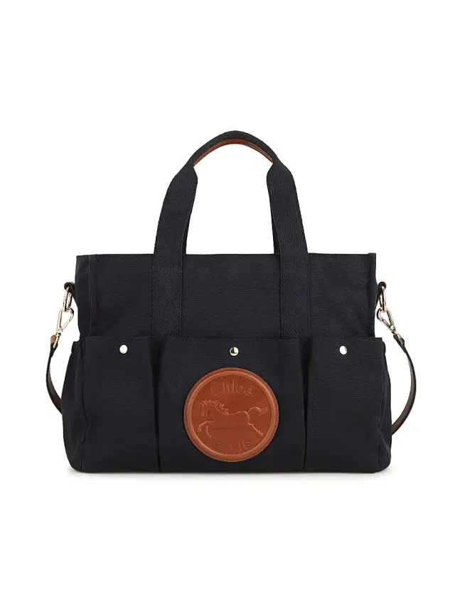 Chloé Canvas Changing Bag - Navy