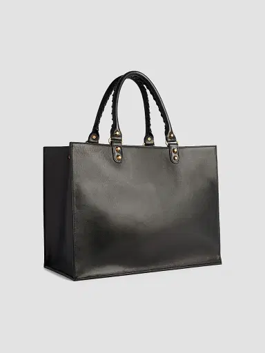 Balenciaga Women's Le City Sleek Large Tote Bag - Black | Thumbnail 5