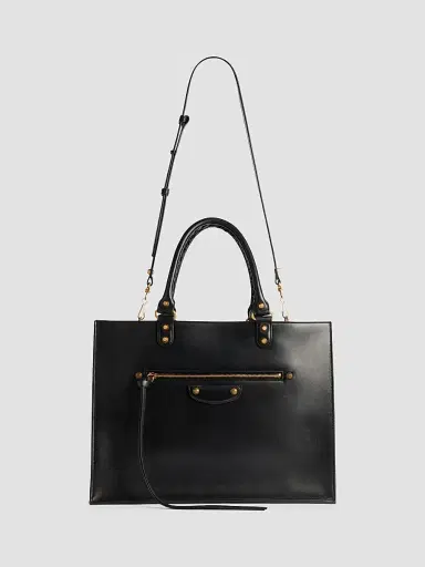 Balenciaga Women's Le City Sleek Large Tote Bag - Black | Thumbnail 7