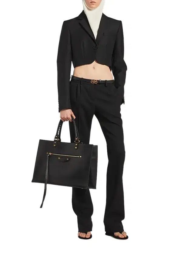 Balenciaga Women's Le City Sleek  Tote Bag - Black