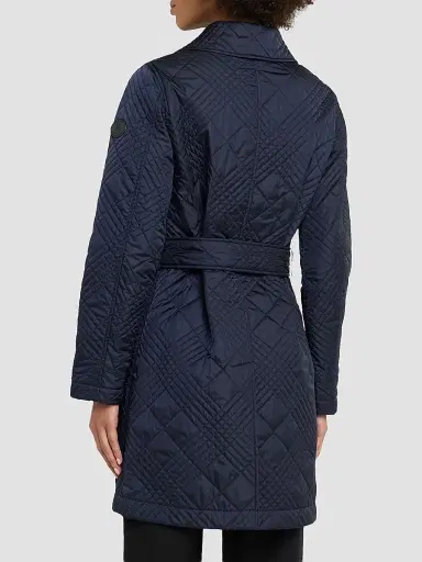 Burberry Women's Darliston Quilted Check Trench Coat | Thumbnail 4