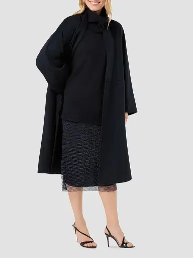 Marina Rinaldi Women's Cashmere Sweater - Midnight Blue - Size Large | Thumbnail 2