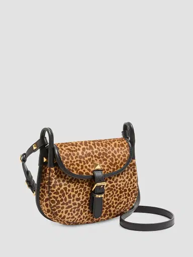 Valentino Garavani Women's Flaneuse Small Shoulder Bag in Pony-Effect Leather | Thumbnail 2 Valentino Garavani Women's Flaneuse Small Shoulder Bag in Pony-Effect Leather | Thumbnail 2