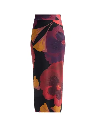 Chiara Boni La Petite Robe Women's Luminette Floral Midi Skirt | Thumbnail 1