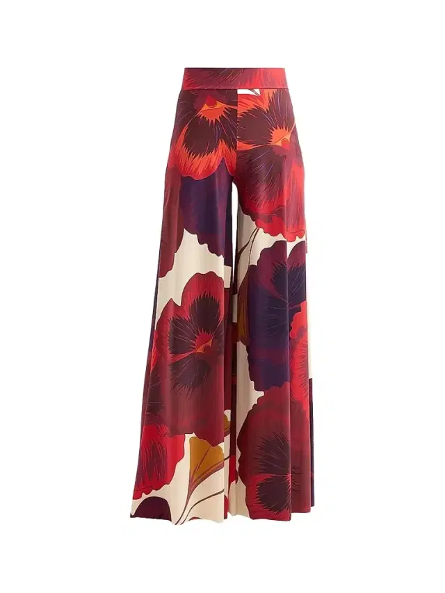 Chiara Boni La Petite Robe Women's Skyla Floral Wide-Leg Pants - Josephine