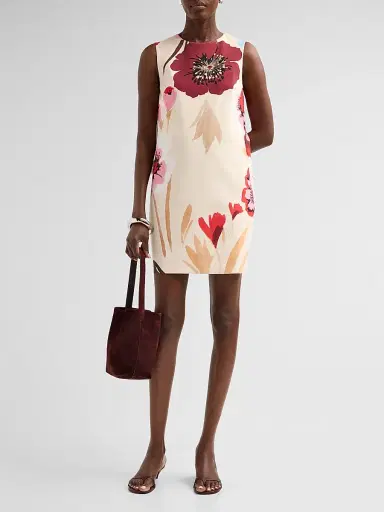 Chiara Boni La Petite Robe Women's Yeon Floral Shift Mini Dress | Thumbnail 2