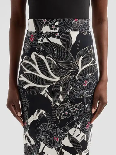 Chiara Boni La Petite Robe Women's Lumi Floral Pencil Skirt | Thumbnail 5 Chiara Boni La Petite Robe Women's Lumi Floral Pencil Skirt | Thumbnail 5