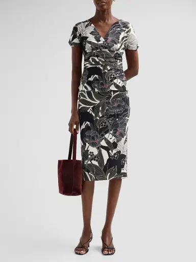 Chiara Boni La Petite Robe Women's Aaral Floral V-Neck Top | Thumbnail 2