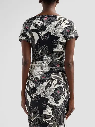 Chiara Boni La Petite Robe Women's Aaral Floral V-Neck Top | Thumbnail 3