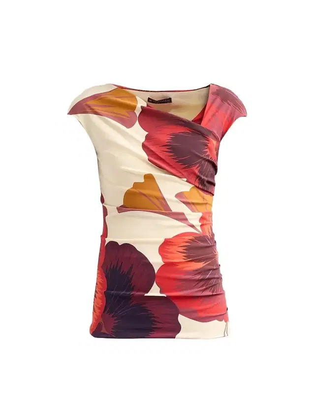 Chiara Boni La Petite Robe Women's Aasha Floral Asymmetric Top - Josephine