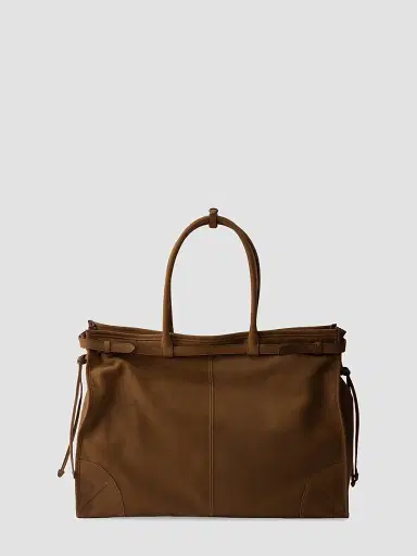 Prada Men's Bonnie Nubuck Leather Tote Bag | Thumbnail 5 Prada Men's Bonnie Nubuck Leather Tote Bag | Thumbnail 5